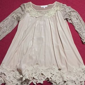 Boutique beautiful Rose Gold Dress